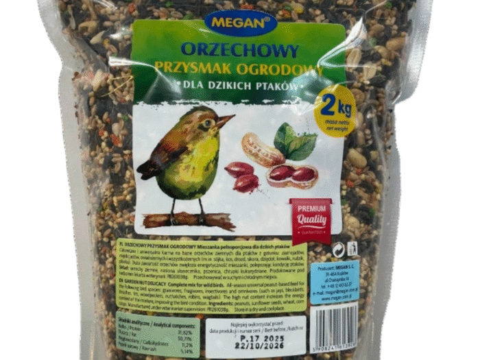 Doypack Orzechowy Ogrodowy przysmak dla ptaków 2kg